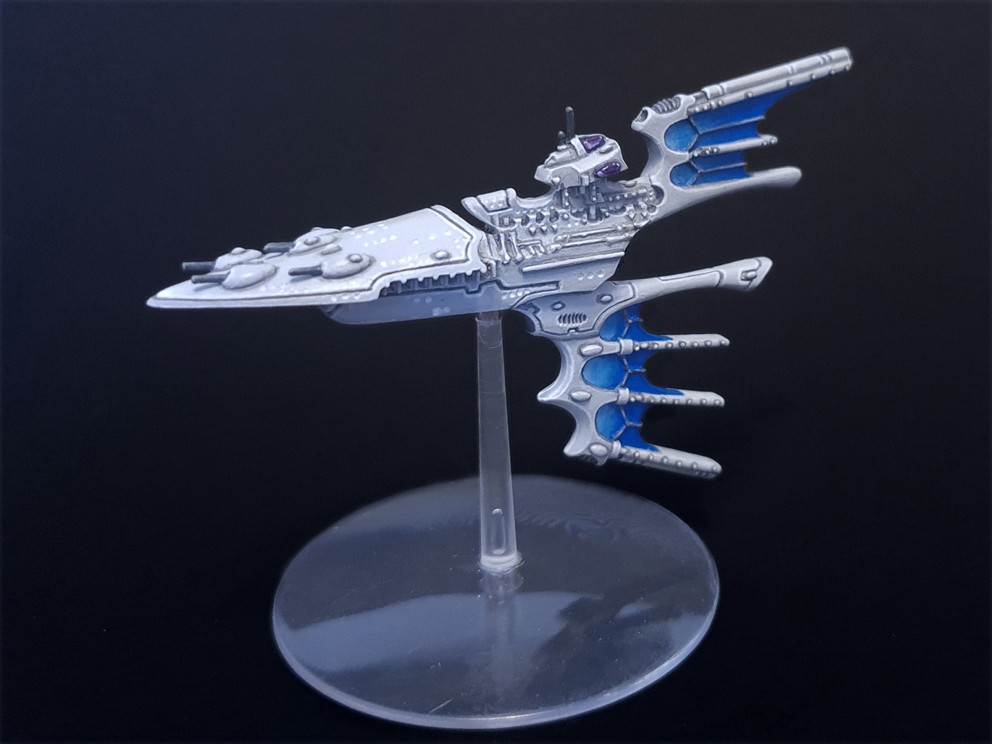 Eldar Battlefleet Gothic Nimbus Cruiser conversion