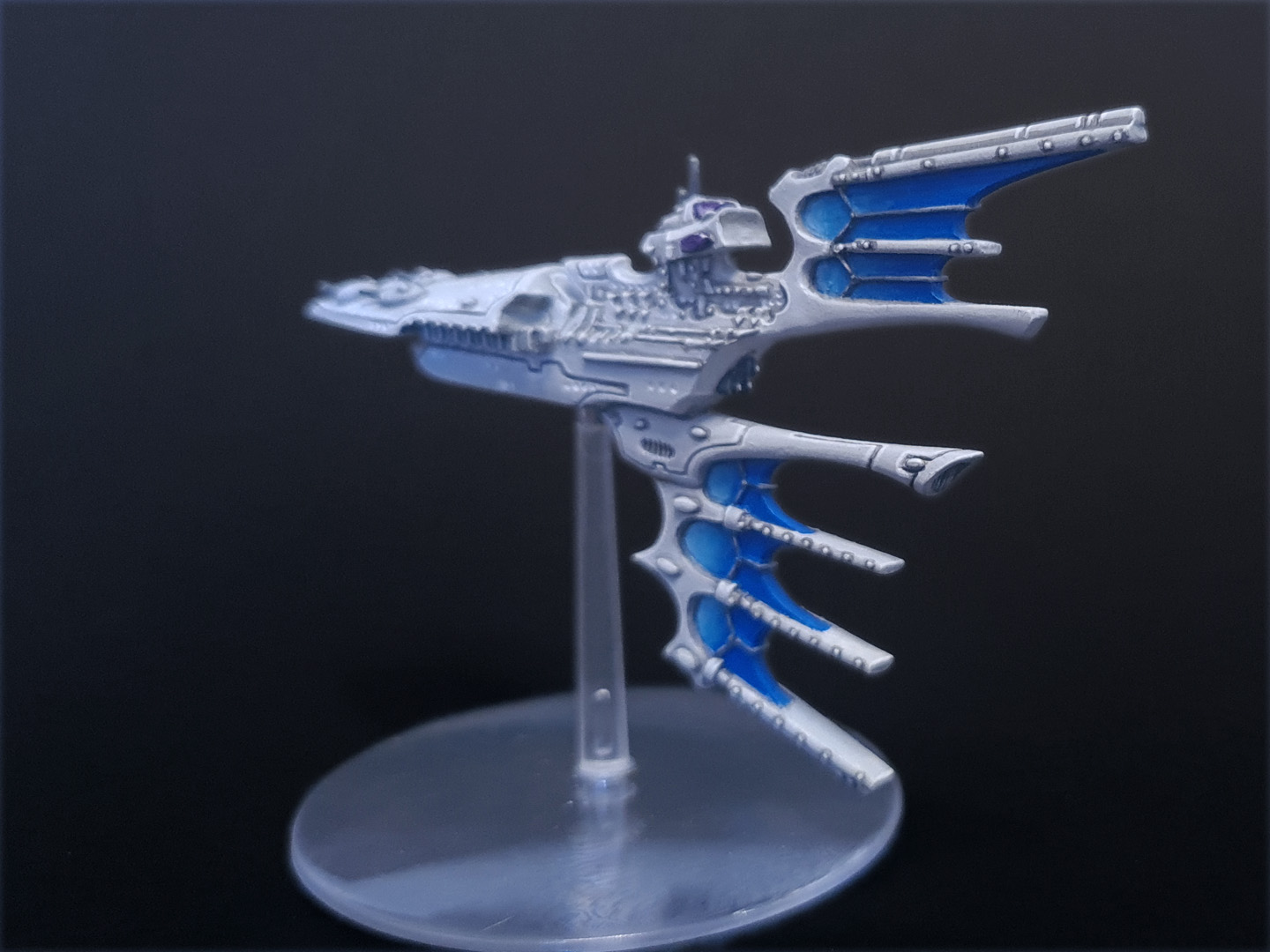 Eldar Battlefleet Gothic Nimbus Cruiser conversion