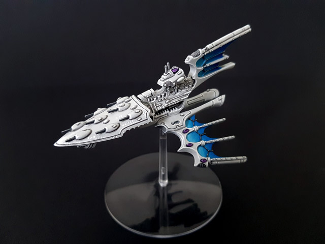 Eldar Battlefleet Gothic Shadow Cruiser conversion