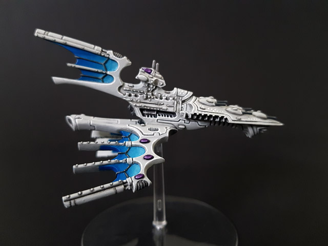 Eldar Battlefleet Gothic Shadow Cruiser conversion