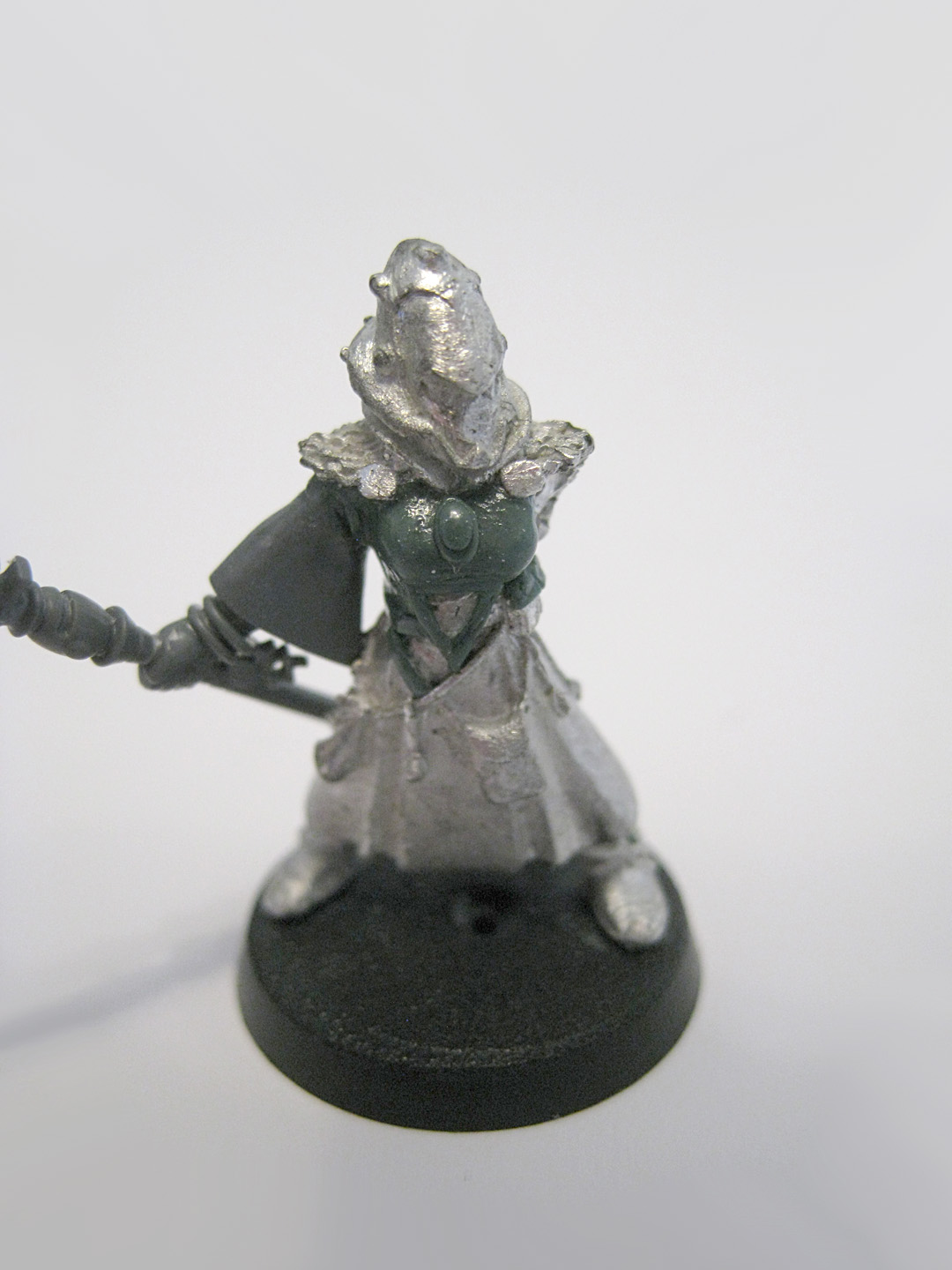 Female Eldar Warlock with singing spear conversion