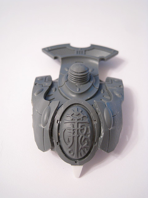 Eldar Wraithknight chest plate with spirit seal