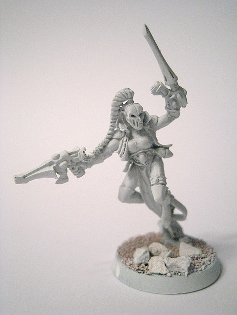 Converted Eldar Harlequin with Harlequin's Kiss and fusion pistol