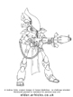 Eldar Wraithguard with Wraithcannon paint scheme template