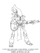 Eldar Wraithguard with D-scythe paint scheme template