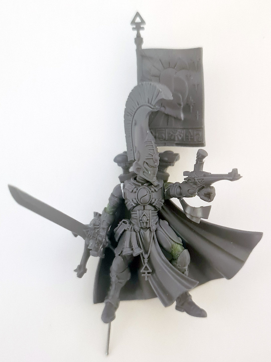 Eldar Phoenix Lord Asurmen conversion banner and cloak