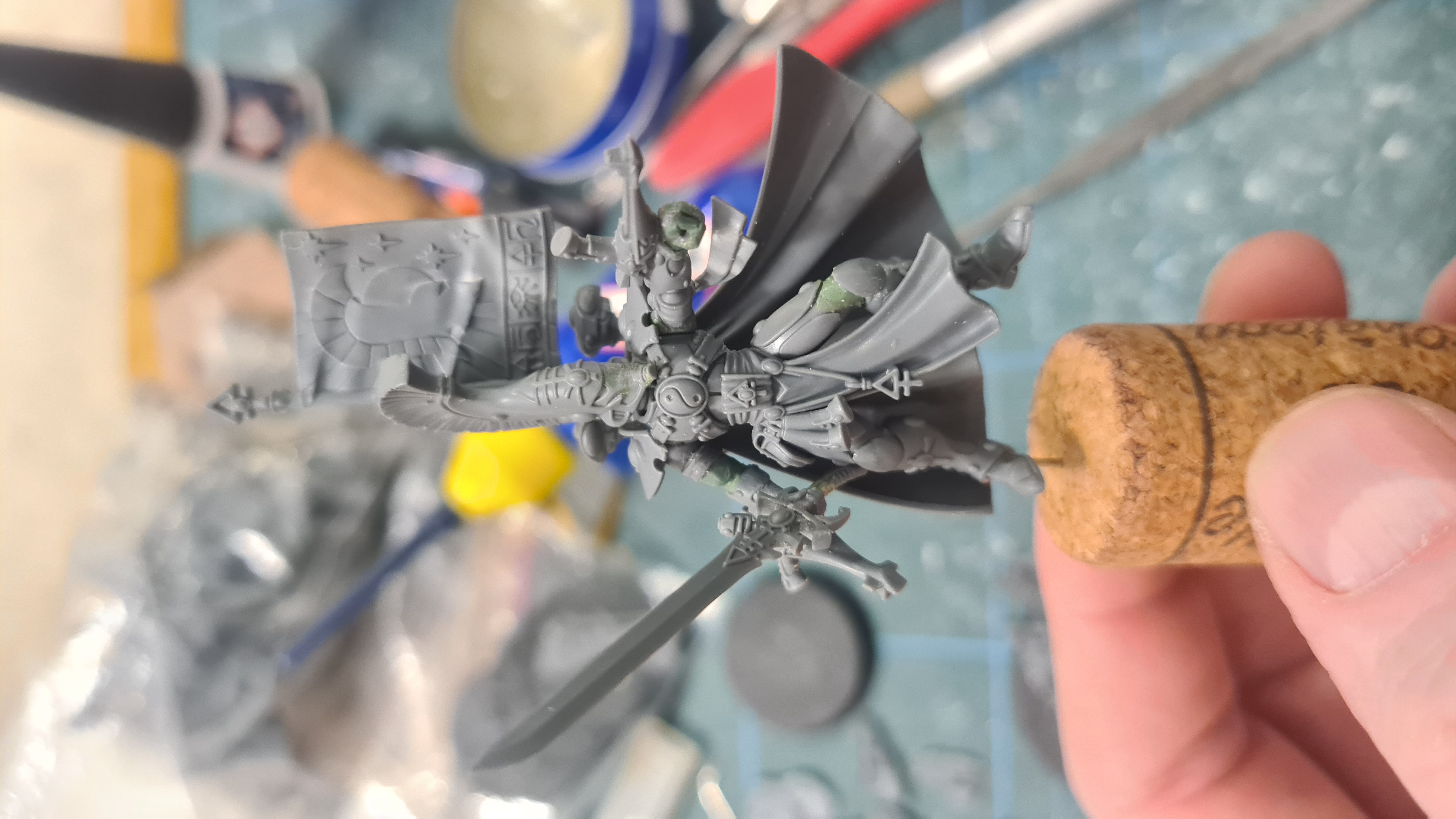 Eldar Phoenix Lord Asurmen conversion work-in-progress