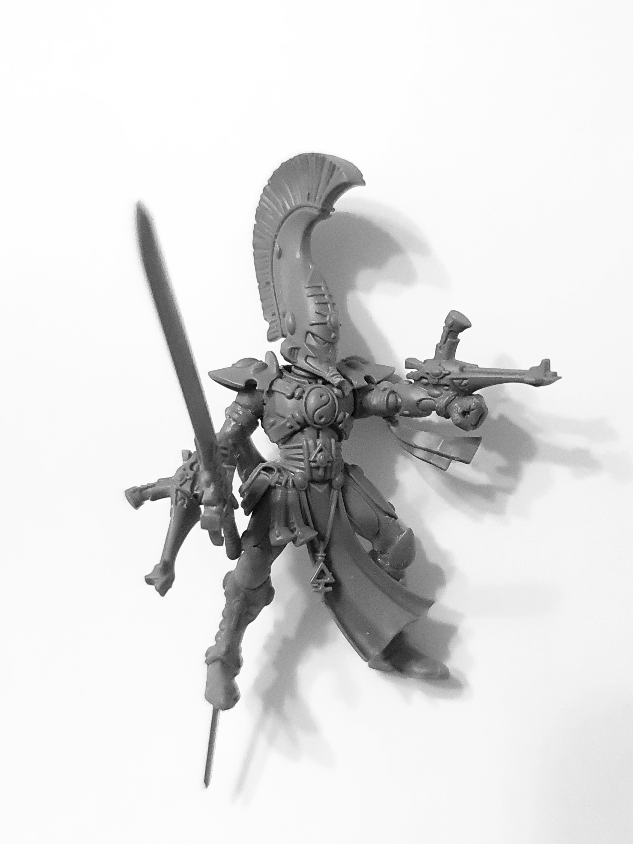 Eldar Phoenix Lord Asurmen conversion work-in-progress