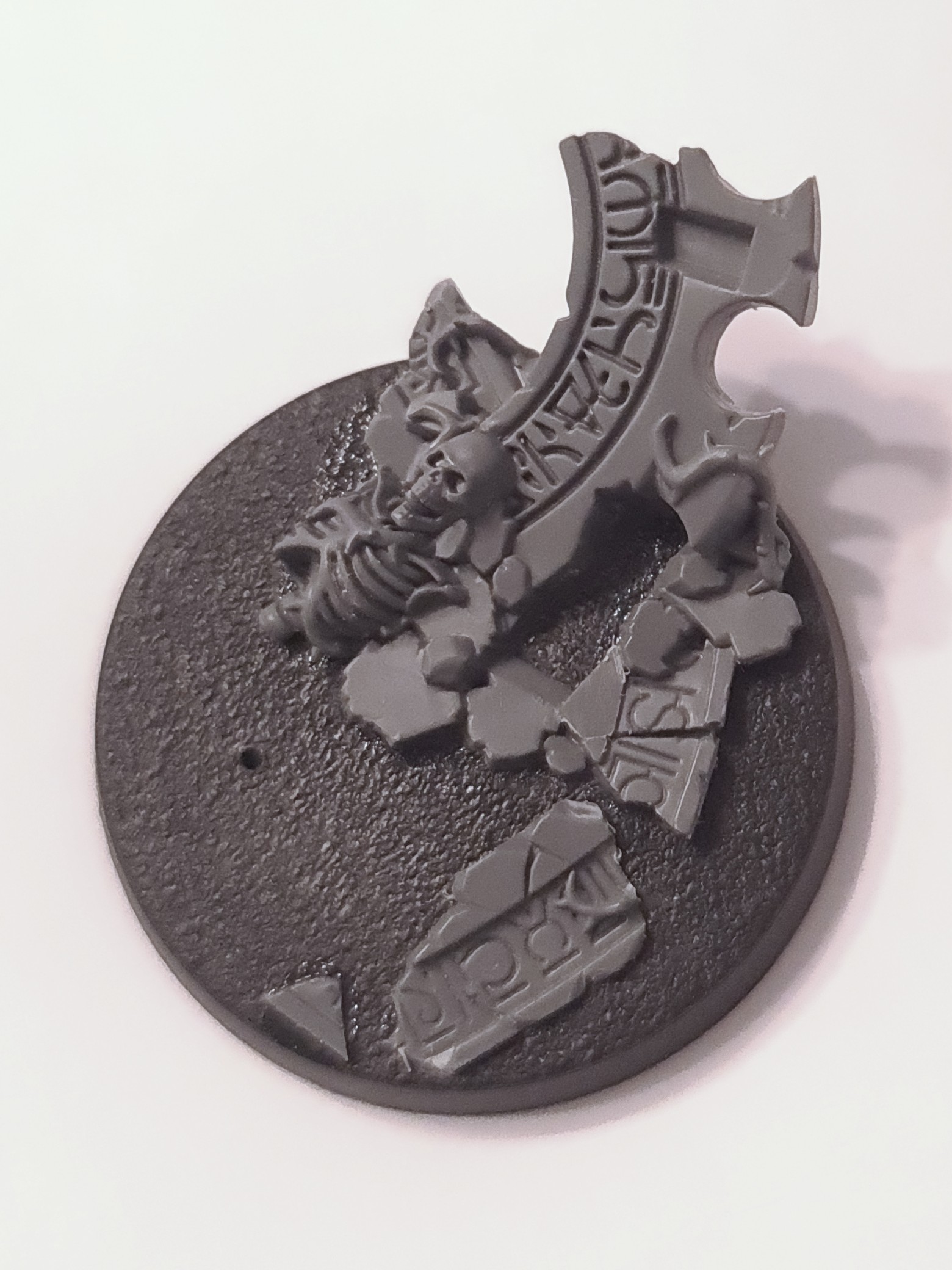 Eldar Phoenix Lord Asurmen conversion scenic base