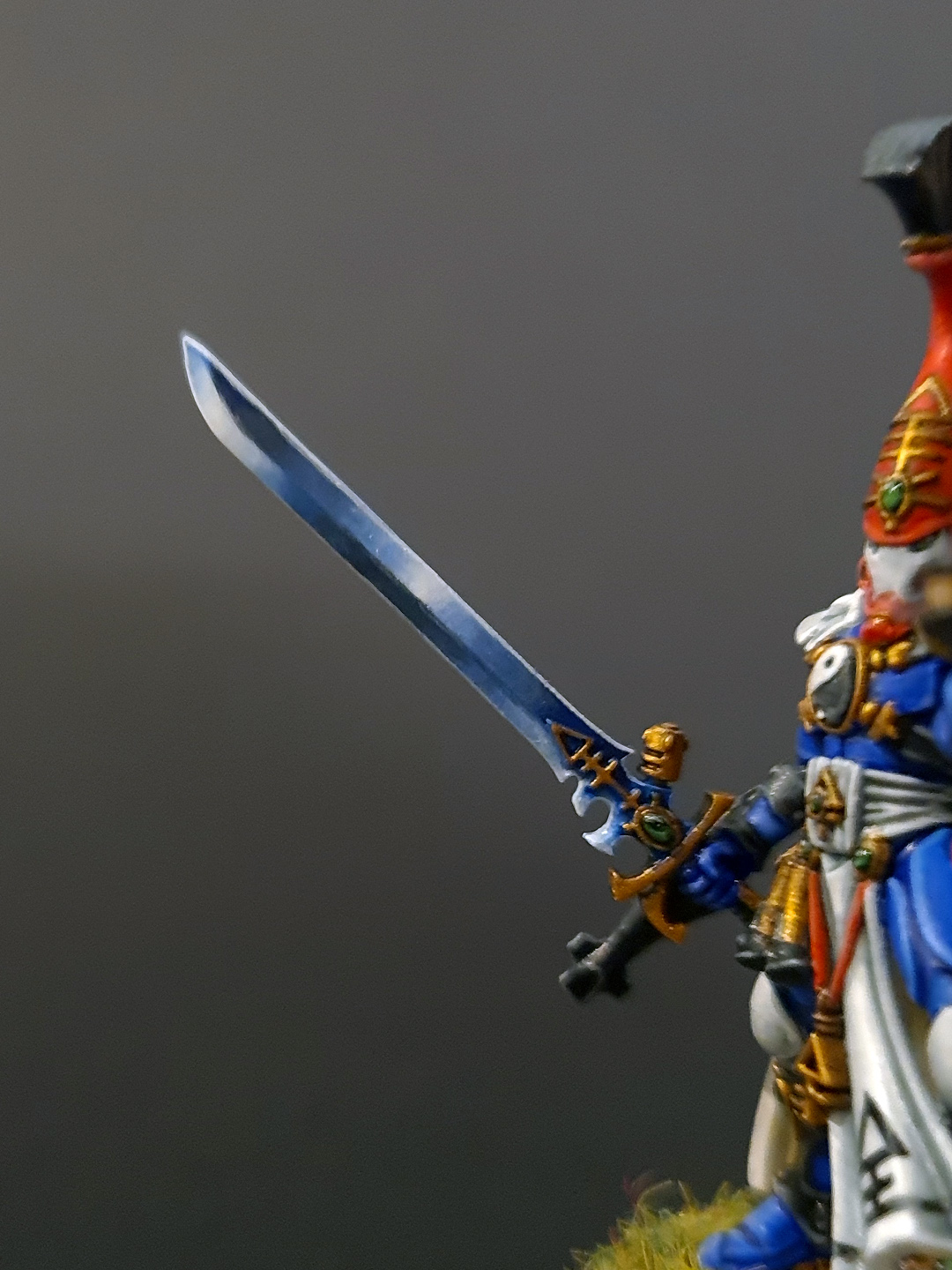 Eldar Phoenix Lord Asurmen conversion Sword of Asur close-up