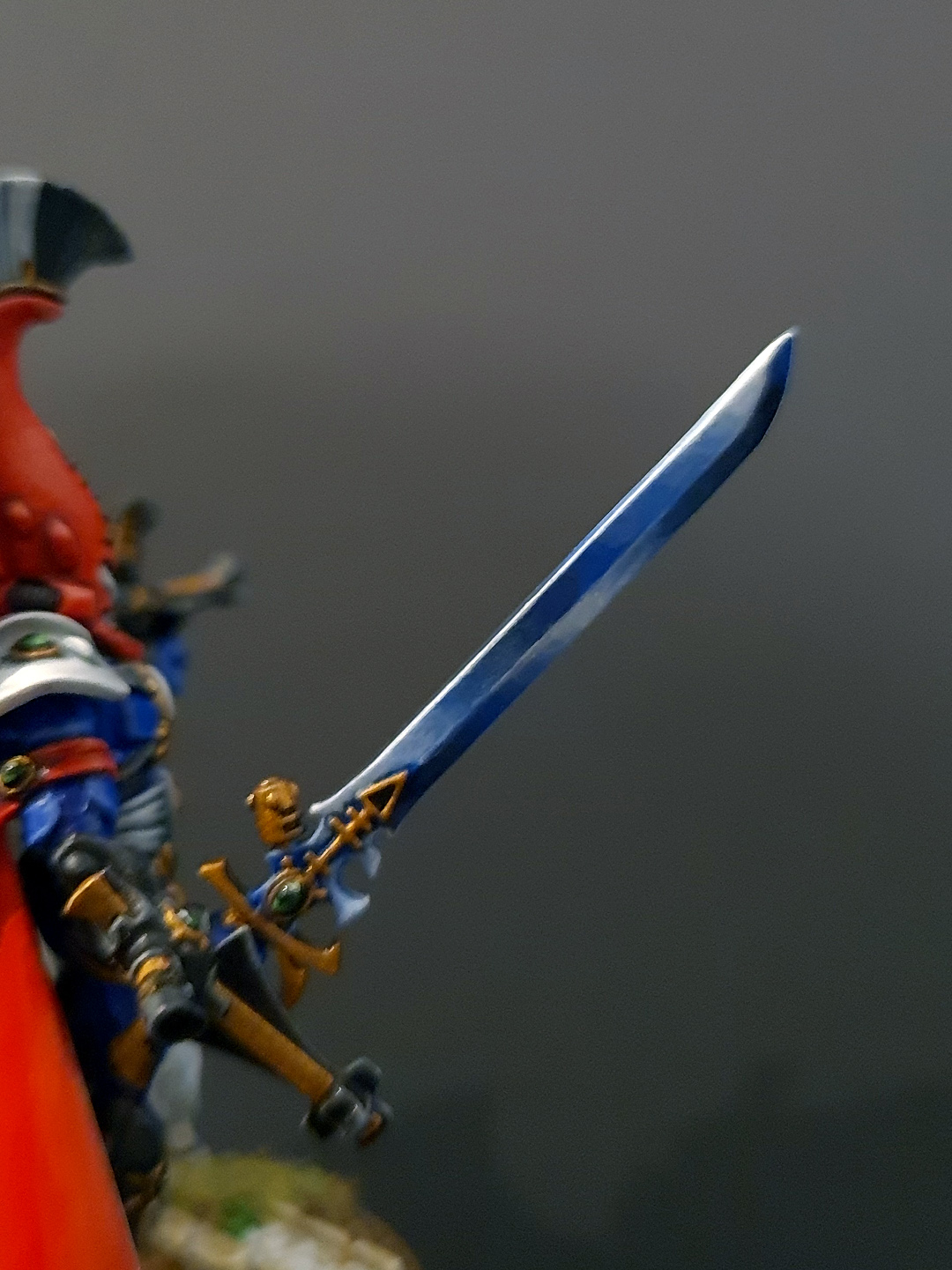 Eldar Phoenix Lord Asurmen conversion Sword of Asur close-up