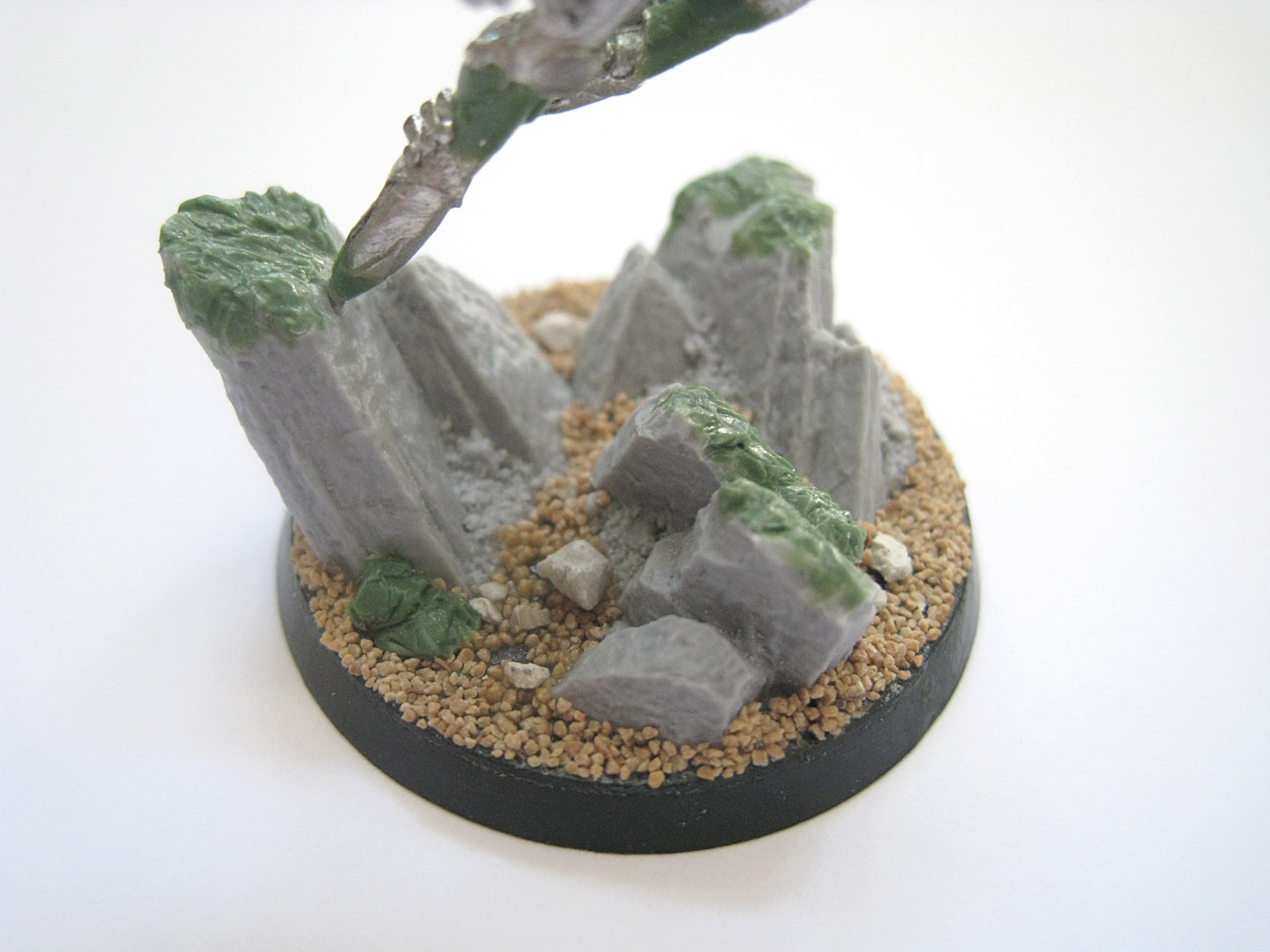 Eldar Phoenix Lord Baharroth conversion scenic base