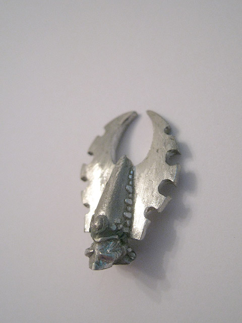 Eldar Phoenix Lord Fuegan conversion head close-up